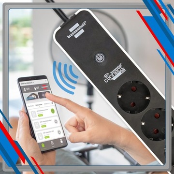 Brennenstuhl 3g Smart WiFi удлинитель с переключателем