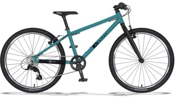 Легкий детский велосипед KUbikes 24L Бирюзовый