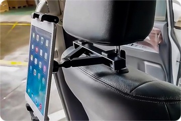 АВТОДЕРЖАТЕЛЬ ПЛАНШЕТА ДЛЯ ПОДГОЛОВНИКА АВТОМОБИЛЯ, РЕГУЛИРУЕМЫЙ, УНИВЕРСАЛЬНЫЙ