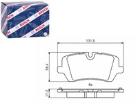 фото thumb №1, Гальмівні колодки гальмівні задня land rover defender discovery v range rover iv