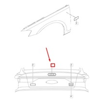 фото thumb №8, Audi q3 f3 rear emblem badge 8x0853742bt94