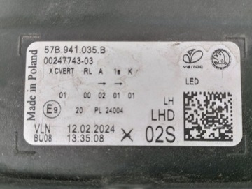 фото thumb №12, Skoda karoq рестайлинг лампа левая перед полный led 57b941035b