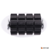 фото thumb №16, Bitmat вал dociskowy зубчастий чорна міцна широка ролик пластикова 5cm