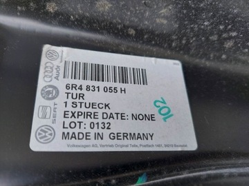 фото thumb №12, Vw polo v 6r 6c 5d двері ліві перед нове оригінальний номер