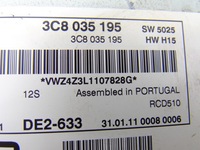 фото thumb №9, Радіо cd навігація vw scirocco iii 1k8 vw tiguan i 5n 3c8035195