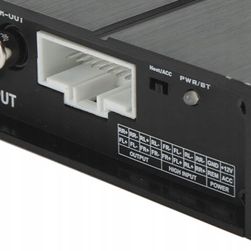Автомобильный усилитель DSP, 4-канальный вход RCA