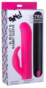 МИНИ-ВИБРАТОР С СИЛИКОНОВЫМИ ШАРИКАМИ XL BULLET RABBIT
