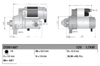 Купити Стартер dsn1487 denso subaru forester impreza, фото thumb