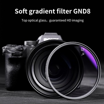 K&F ПОЛУФИЛЬТР серый NanoX GND8 Soft 58 мм