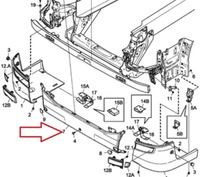 фото thumb №2, Спойлер бампер средний scania r / s 2017-