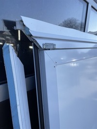 фото thumb №9, Дверь левая боковой + петли рама рамка контейнер изотермический кузов коробка передач bus