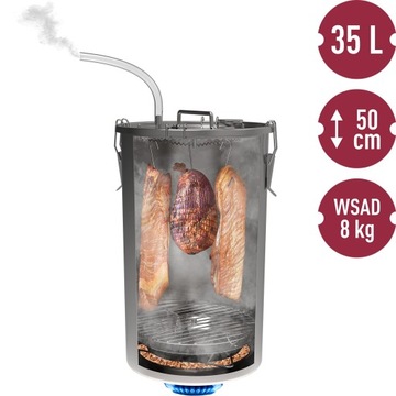 Wędzarnia domowa w garnku 35L na kuchenkę gazową