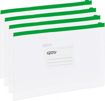 Футболка Grand A4 на молнии зеленая x4