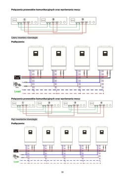 Гибридный инвертор MPPT 5,5 кВт, 110 А, АВТОНОМНЫЙ Wi-Fi, подключение до 6 инверторов