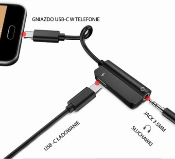 USB-C Audio Jack адаптер для наушников 3,5 мм для телефона без разъема для наушников