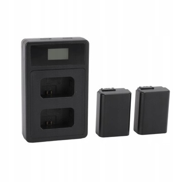 ЗАРЯДНОЕ УСТРОЙСТВО ДЛЯ 2 АККУМУЛЯТОРОВ ZVE10 ILCE 5000 6500 7M2 NEX C3 5T