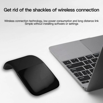Беспроводная складная дорожная мышь Ergonomic Plu