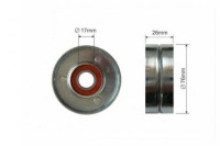 Caffaro ролик натяжителя 76x8x26 metal-galwanizacja белый, подшипник nachi Недорого, фото thumb