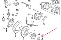 фото thumb №8, Land rover freelander l314 гайка ступиця osi cdu1534l nowa оригінальна