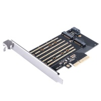 Плата расширения Orico PDM2 PCI-E 3.0 x4 для дисков M.2 NVMe и SATA