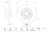0986479007/bos диск ham. renault t. megane без подшипник bosch в Украине, фото thumb