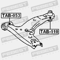 фото thumb №13, Втулка передняя рычага верхнего перед toyota corol