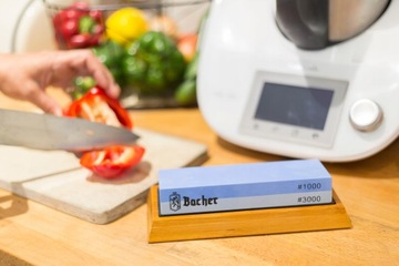 Точилка точильный водный камень для заточки ножей BACHER 1000/3000 SET+EBOOK