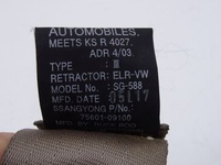 фото thumb №5, Ssangyong kyron pas безпеки лівий задня