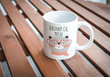 КРУЖКА Я ЛЮБЛЮ ТЕБЯ МИШКА ПОДАРОК ​​НА ЮБИЛЕЙ НА ДЕНЬ СВЯТОГО ВАЛЕНТИНА ДЛЯ ЖЕНЫ МУЖА