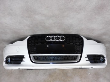 фото thumb №9, Audi a6 c7 4g передний рестайлинг бампер перед переднее решётка радиатора rs6 комплектный