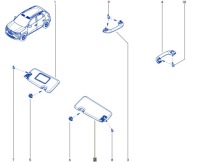 Накладка солнцезащитная левая dacia spring 964018122r в Украине, фото thumb