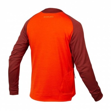 Велосипедная майка Endura Singletrack Fleece красная XL