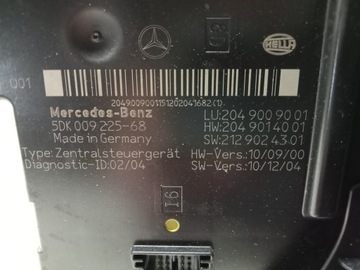 фото thumb №5, Mercedes w204 glk x204 блок управления модуль sam bsi eu