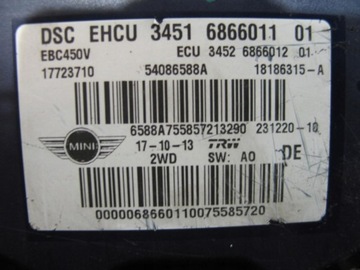 фото thumb №6, Насос abs mini cooper r60 54086588a 3451686601201