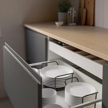 ПОДСТАВКА, антрацит ДЛЯ ТАРЕЛОК 15-23СМ IKEA