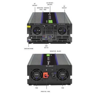 Преобразователь напряжения Monolith 6000 MS Wave |||