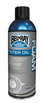 BEL-RAY FOAM AIR FILTER OIL Спрей для пропитки воздушных фильтров 400 мл