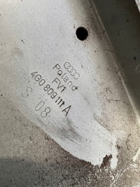 фото thumb №5, Audi a6 c7 чверть підкрилок кронштейн крила лівий перед 4g0809111a lx5r