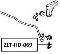 фото thumb №2, З'єднувач стабілізатора зад honda civic fd 06- праві