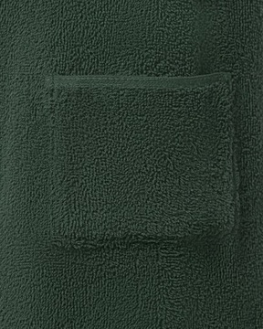 Полотенце-парео для бассейна и сауны СПА, 100% хлопок, на кнопке, женское, зеленое