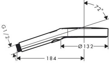 Hansgrohe słuchawka prysznicowa Rainfinity 3jet
