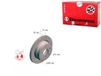 фото thumb №1, Zimmermann тормозные диски тормозные 2szt. bmw 1 e82 07- ty