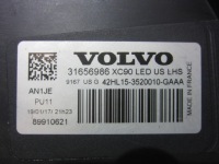 Volvo xc90 xc 90 2 ліва передня фара комплектна full led америка 31656986 в Україні, фото thumb