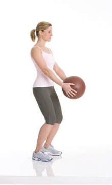 PIŁKA LEKARSKA REHABILITACYJNA TOGU 1,5 kg 28 cm