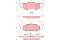 фото thumb №15, Гальмівні колодки гальмівний. chrysler pt cruiser 00-10 задня