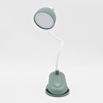 Lampka LED biurkowa z klipsem dotykowa regulowana nocna 3 barwy