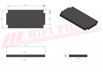 Filtr kabinowy HIFI FILTER SC 90314