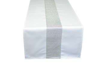 Bieżnik plamoodporny z cyrkoniami Glamour 50X130