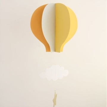 Chmura papierowe dekoracje 3d papierowy balon na