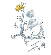 фото thumb №5, Заглушка захист клеми audi a8 d4 4h 4h0911075b